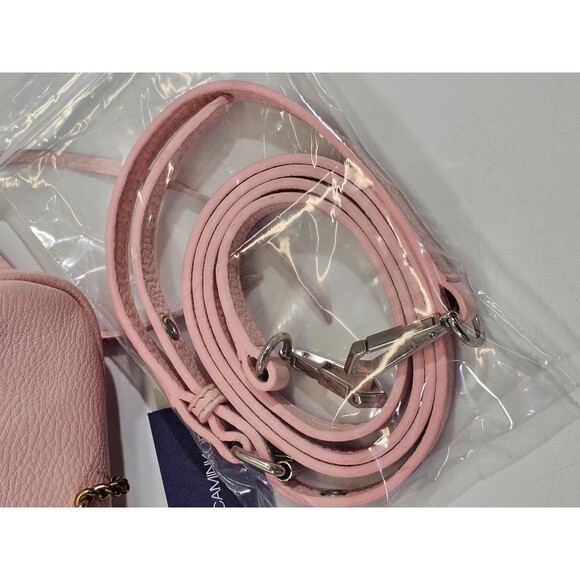 KSD Rebecca Mikoff Pink Crossbody Faux Leather Light Pink Purse Shoulder bag GUC - Picture 3 of 14